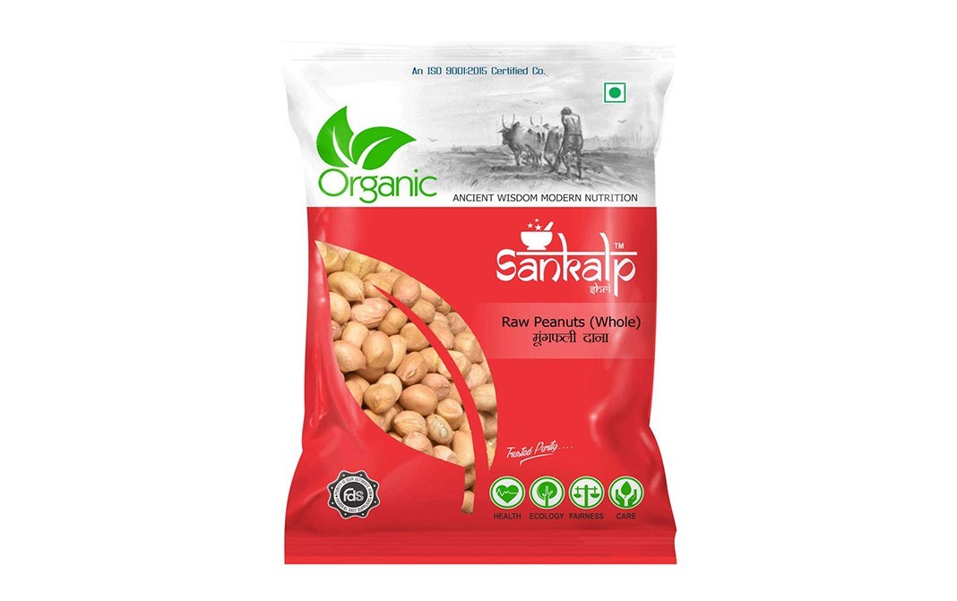 Sankalp Shri Raw Peanuts (Whole)    Pack  500 grams